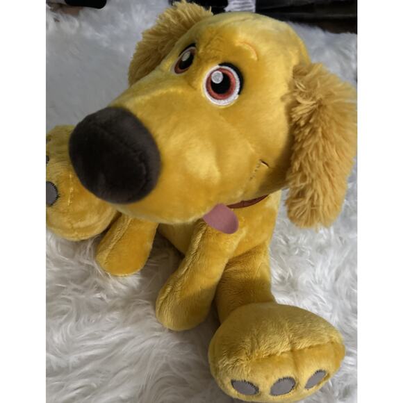 Disney Big Feet Plush 10" Dug Up Pixar Puppy Dog Brown Toy Parks Exclusive - Picture 3 of 6